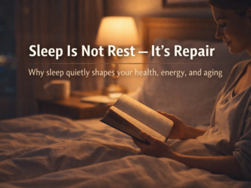Sleep is not rest, it is repair – a lifestyle habit for better health