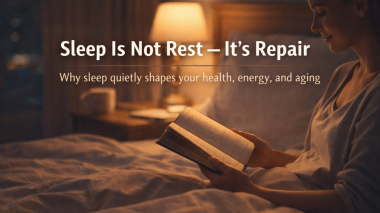 Sleep is not rest, it is repair – a lifestyle habit for better health