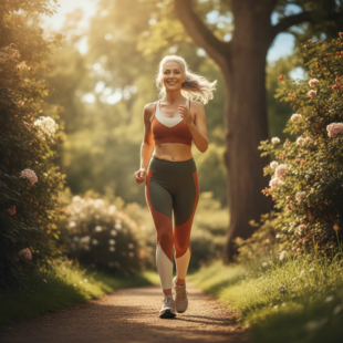 Active older adult outdoors symbolizing evidence-based longevity habits