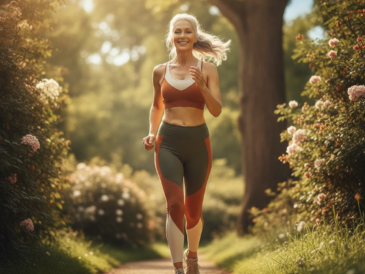 Active older adult outdoors symbolizing evidence-based longevity habits