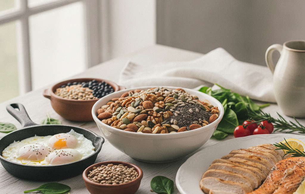 Protein and zinc-rich foods linked to healthy hair growth
