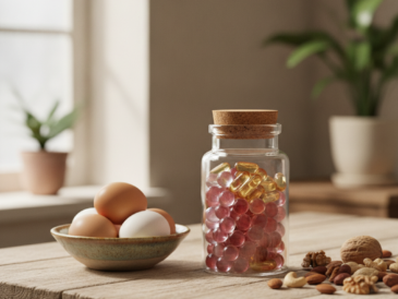 Biotin supplements and biotin-rich foods like eggs and nuts